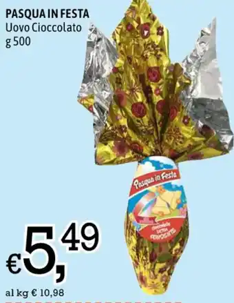 PASQUA IN FESTA Uovo Cioccolato g 500