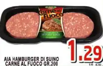 Sacoph Ala Hamburger di Suino Carne Al Fuoco gr. 200 offerta