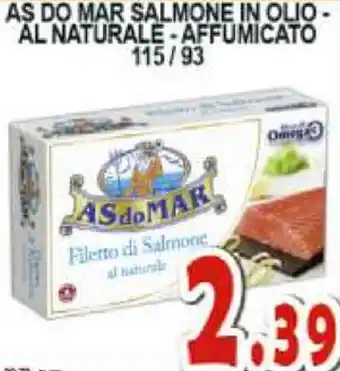 Sacoph As Do Mar Salmone in Olio - Al Naturale - Affumicato 115/93 offerta