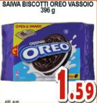 Sacoph Saiwa Biscotti Oreo Vassoio 396 g offerta