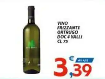 Vivo Supermercati VINO FRIZZANTE ORTRUGO DOC 4 VALLI CL 75 offerta