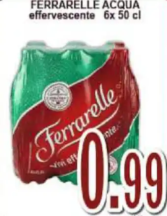 Sacoph Ferrarelle Acqua effervescente 6 x 50 cl offerta