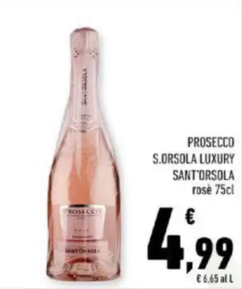 Conad PROSECCO S.ORSOLA LUXURY SANT'ORSOLA rosè 75cl offerta