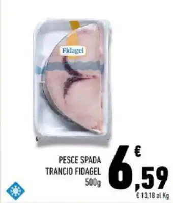 Conad PESCE SPADA TRANCIO FIDAGEL 500g offerta