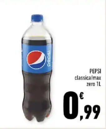 Conad PEPSI classica/max zero 1L offerta