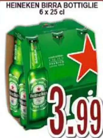 Sacoph Heineken Birra Bottiglie 6 x 25 cl offerta