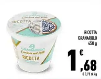 Conad City RICOTTA GRANAROLO 450 g offerta