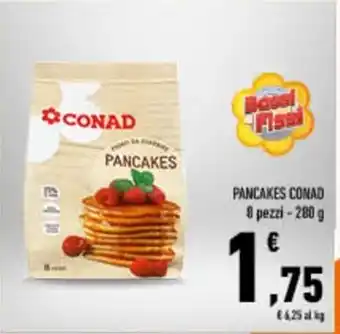 Conad City PANCAKES CONAD 8 pezzi - 280 g offerta