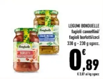 Conad City LEGUMI AL VAPORE BONDUELLE vari tipi offerta