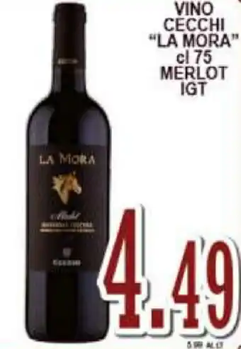 Vino Cecchi "La Mora" cl 75 Merlot IGT