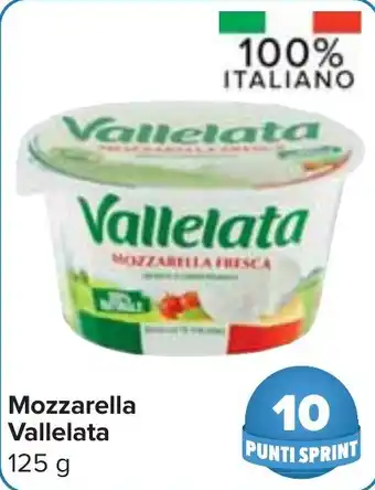 Carrefour Market Mozzarella Vallelata 125 g offerta