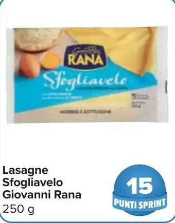 Carrefour Market Lasagne Sfogliavelo Giovanni Rana 250 g offerta