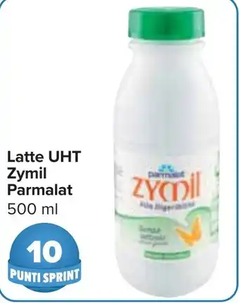 Carrefour Market Latte UHT Zymil Parmalat 500 ml offerta