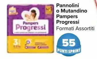 Pannolini o Mutandino Pampers Progressi Formati Assortiti