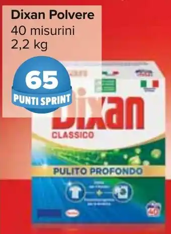 Carrefour Market Dixan Polvere 40 misurini 2,2 kg offerta