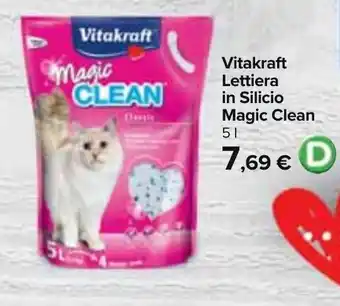 Carrefour Market Vitakraft Lettiera in Silicio Magic Clean 5 l offerta