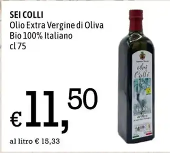 Famila SEI COLLI Olio Extra Vergine di Oliva Biocl75 cl75 offerta