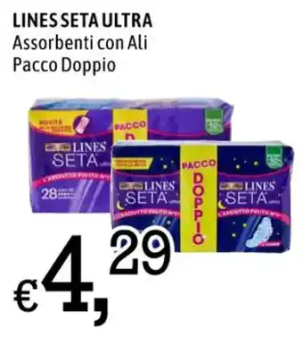 Famila LINES SETA ULTRA Assorbenti con Ali Pacco Doppio offerta