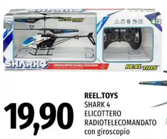 REEL.TOYS SHARK 4 ELICOTTERO RADIOTELECOMANDATO con giroscopio