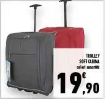 Conad Superstore TROLLEY SOFT CAEINA colori assortiti offerta