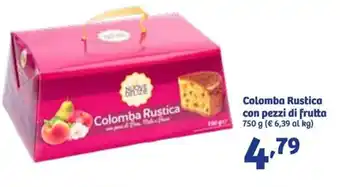 In'S Mercato Colomba Rustica con pezzi di frutta 750 g offerta