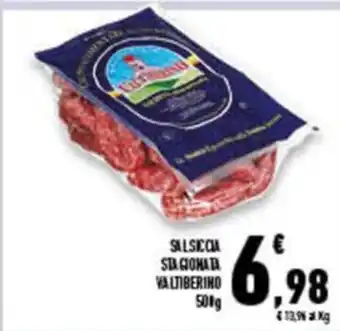 Conad Superstore SALSICCIA STAGIONATA VALTIBERINO 500g offerta