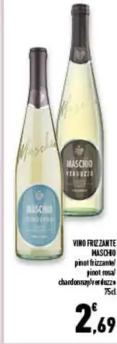 Conad Superstore VINO FRIZZANTE MASCHIO 75 cl offerta