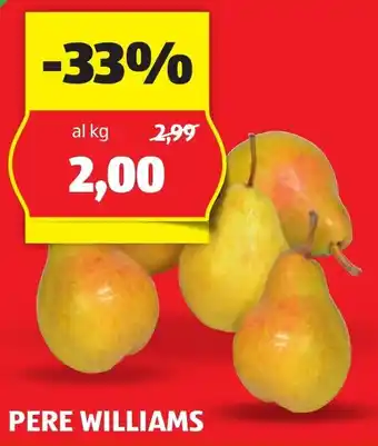 ALDI PERE WILLIAMS offerta