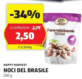 ALDI HAPPY HARVEST NOCI DEL BRASILE 200 g offerta