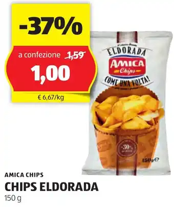 ALDI AMICA CHIPS CHIPS ELDORADA 150 g offerta