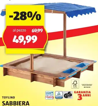 ALDI TOYLINO SABBIERA offerta