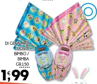 Enne Market DI GENNARO UOVO BIMBO/ BIMBA gr.150 offerta