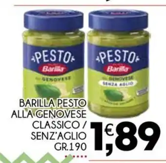 Enne Market BARILLA PESTO ALLA GENOVESE CLASSICO / SENZ'AGLIO gr. 190 offerta