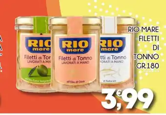 Enne Market RIO MARE FILETTI DI TONNO gr 180 offerta