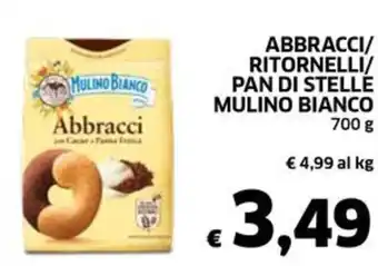 Ecu Discount ABBRACCI/ RITORNELLI/ PAN DI STELLE MULINO BIANCO 700 g offerta