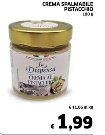 Ecu Discount CREMA SPALMABILE PISTACCHIO 180 g offerta