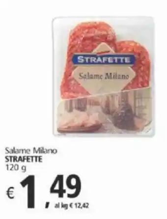 Alter Discount Salame Milano STRAFETTE 120 g offerta
