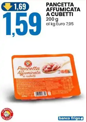 Eurospin PANCETTA AFFUMICATA A CUBETTI 200 g offerta