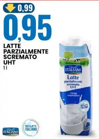 Eurospin LATTE PARZIALMENTE SCREMATO UHT 1 l offerta