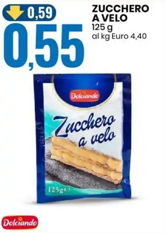 Eurospin Dolciando ZUCCHERO A VELO 125 g offerta