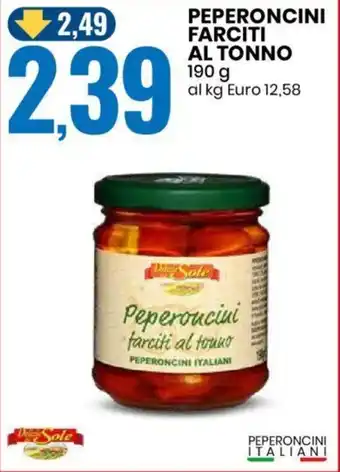 Eurospin PEPERONCINI FARCITI AL TONNO 190 g offerta