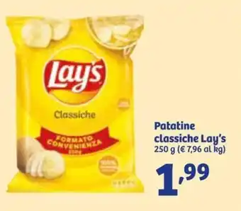 In'S Mercato Patatine classiche Lay's 250 g offerta