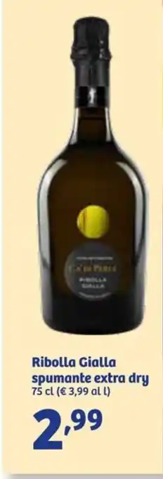 In'S Mercato Ribolla Gialla spumante extra dry 75 cl offerta