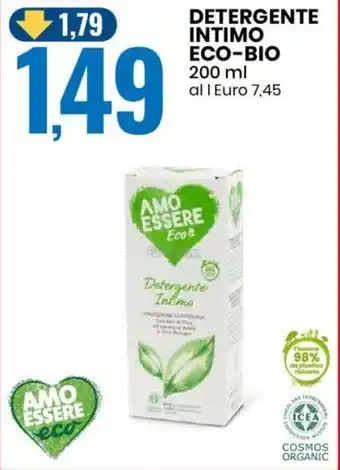 Eurospin AMO ESSERE eco DETERGENTE INTIMO ECO-BIO 200 ml offerta