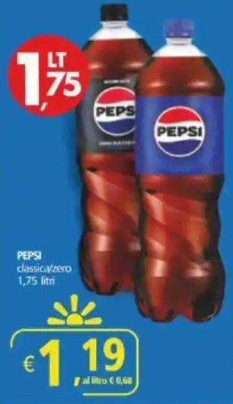 Alter Discount PEPSI classica/zero 1,75 litri offerta