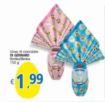 Alter Discount Uovo di cioccolato DI GENNARO Bimbo/Bimba 150 g offerta
