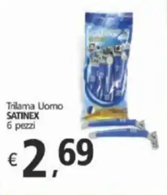 Alter Discount Trilama Uomo SATINEX 6 pezzi offerta