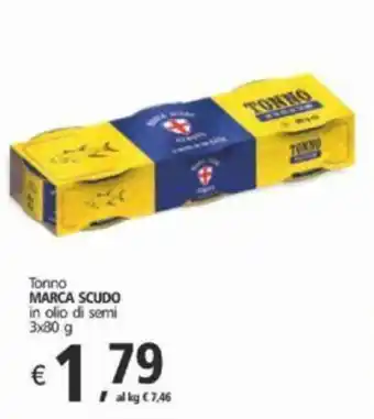 Alter Discount Tonno MARCA SCUDO in olio di semi 3x80 g offerta