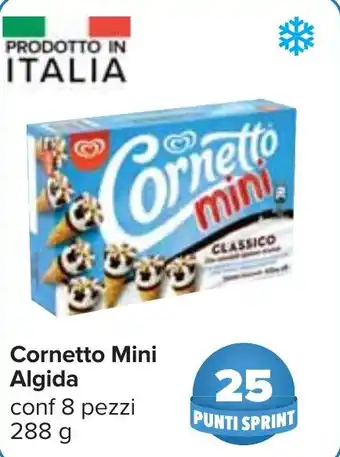 Carrefour Cornetto Mini Algida conf 8 pezzi 288 g offerta