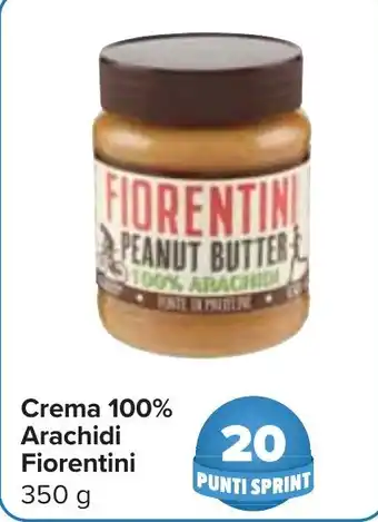 Carrefour Crema 100% Arachidi Fiorentini 350 g offerta